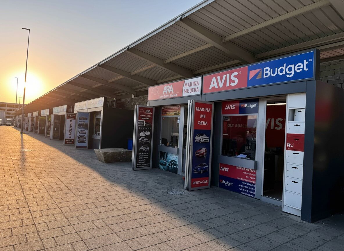 Parcheggio E3 dell'Aeroporto di Tirana