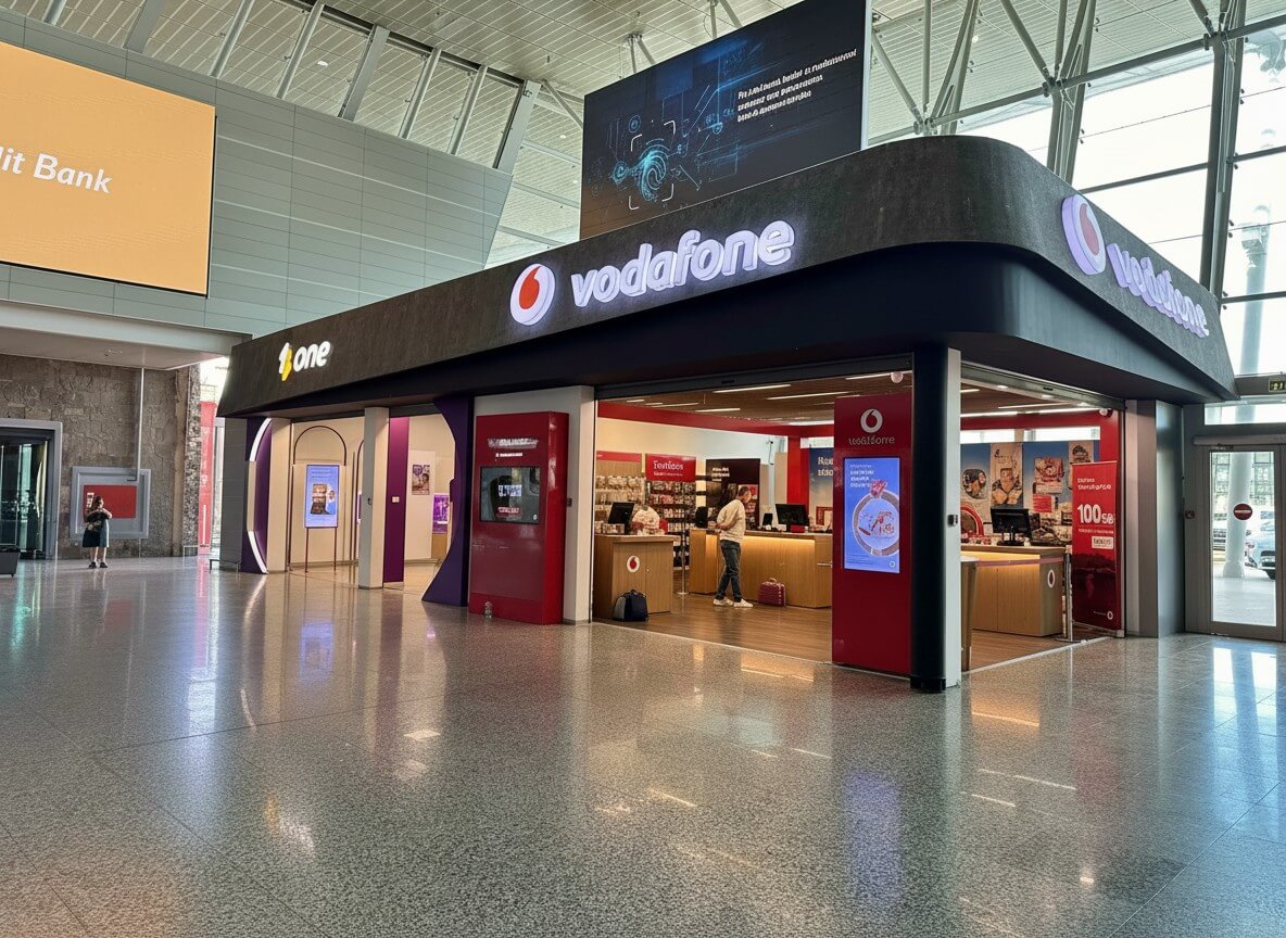 Taxi bianchi e verdi all'Aeroporto di Tirana